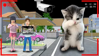 Yuta Mio Panik CCTV Merekam KICAU MANIA KUCING Di Depan Rumah 😱| Sakura School Simulator