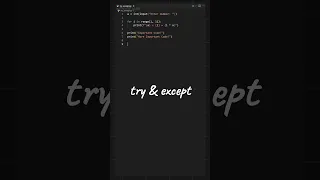 Error Handling in Python