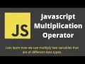 16 Javascript Multiplication Operator Problem in multiplying Floating point numbers in Javascript