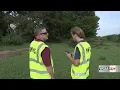 National Weather Service canvasing area after Severe Weather