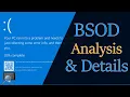 Bluescreen analysis details using Windbg MSDN