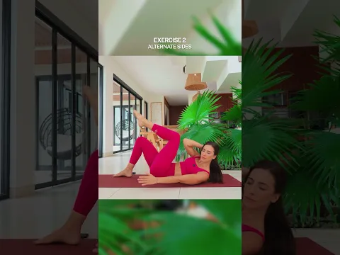 My Favourite 5 Moves for a Sculpted Waist 🔥 Full Class on My Channel #pilates #abs @LillySabri