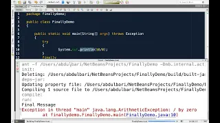 18 8 Finally Block in Java Abdul Bari Java Course