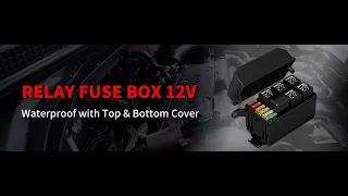 Mastering Auto Electrics Dive into the 12V 6-Way Pre-wired Fuse and Relay Box Setup