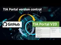 TIA Portal version control using GitHub