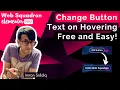 Elementor - Change Button Text and Colour on Hovering with Simple CSS
