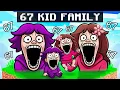 Download Lagu Having a 67 KID FAMILY In Minecraft!