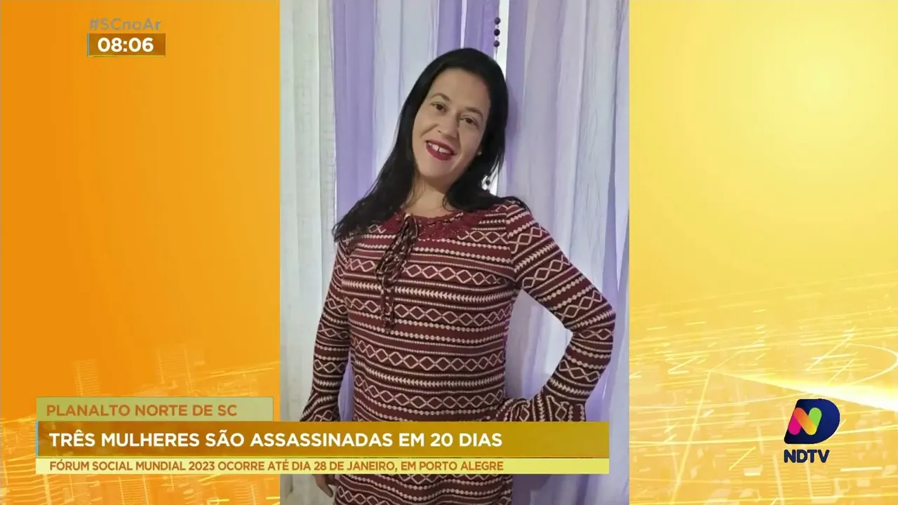 3 casos de feminicídios são registrados em apenas um intervalo de vinte dias, na região Norte de SC
