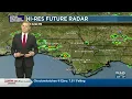 Scattered Friday showers into the weekend