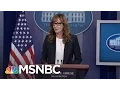Allison Janney Surprises Press At White House Briefing MSNBC