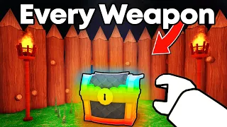 I Collected the RAREST WEAPONS in 99 Nights in the Forest!