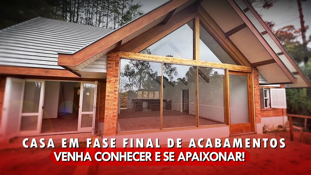 Video do Imóvel: Casa em fase final de acabamento.Local perfeito para vivenciar bons momentos em familia