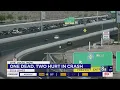 1 dead 2 injured in crash at Jones 215