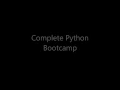 Complete Python Bootcamp