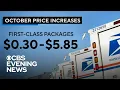 USPS announces rate increase for holiday shipping