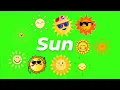 Animated Sun GIF Green Screen Pack Free Download