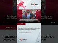 Download Lagu 2.000 Starling Deklarasi Dukung Prabowo Gibran di Pilpres 2024 #shorts  #tvone #news