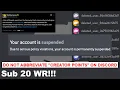 Discord Account Ban Speedrun gd WR in 18 317s
