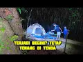 Download Lagu Diguyur hujan deras Bermalam di bawah batu angker  pinggir sungai, relaxing rain sound