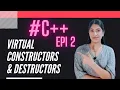 Virtual Constructors Destructors explained in Easiest Way Most confusing C Interview Question