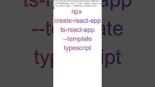 TypeScript React Setup using Create React App Typescript Template