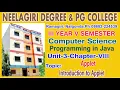 CS V Sem Java U3 L1 Introduction to Applet