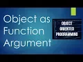 8 Object As Function Argument