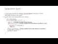 Sorting and Searching Algorithms - AP Computer Science Lesson 11