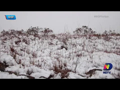 Previsão de neve: saiba onde pode ocorrer o fenômeno em Santa Catarina