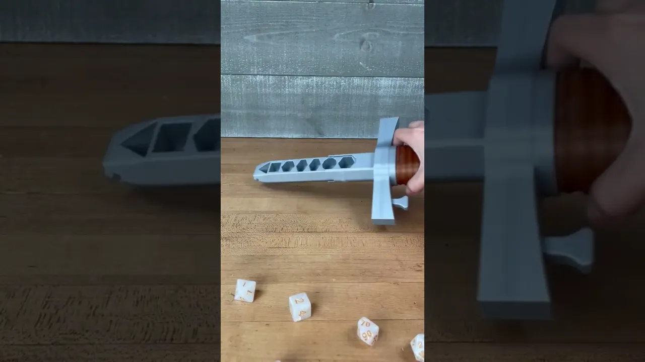 Multi-Part Collapsing Dice Dagger video thumbnail