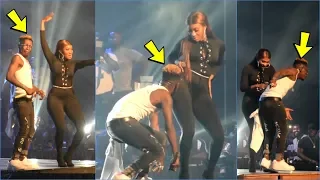 shatta wale kisses wendy shay t t0 on stage wonderboy concert 