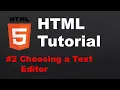 HTML Tutorial For Beginners - Choosing and Installing a Text Editor