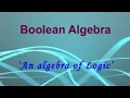Boolean Algebra Session 6 basic laws