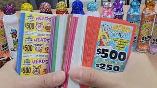 Pull tabs pop-opened