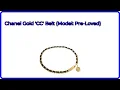 REVIEW Chanel Gold CC Belt Model Pre-Loved First Look