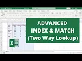 Two Way Lookup Formula Using INDEX MATCH