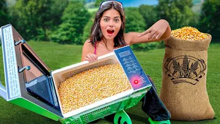 حطيت مليون حبة ذرة داخل المايكرويف 