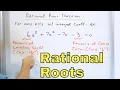 20 - The Rational Root Theorem Part 1 Rational Roots of Polynomials