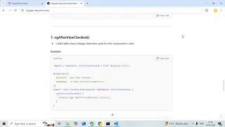 Angular 19 Tutorial Lifecycle Hooks Part2 Explained with Examples Complete Guide