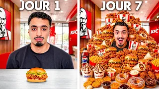 Je Mange KFC pendant 7 Jours Mais Mon Budget DOUBLE Chaque Jour !