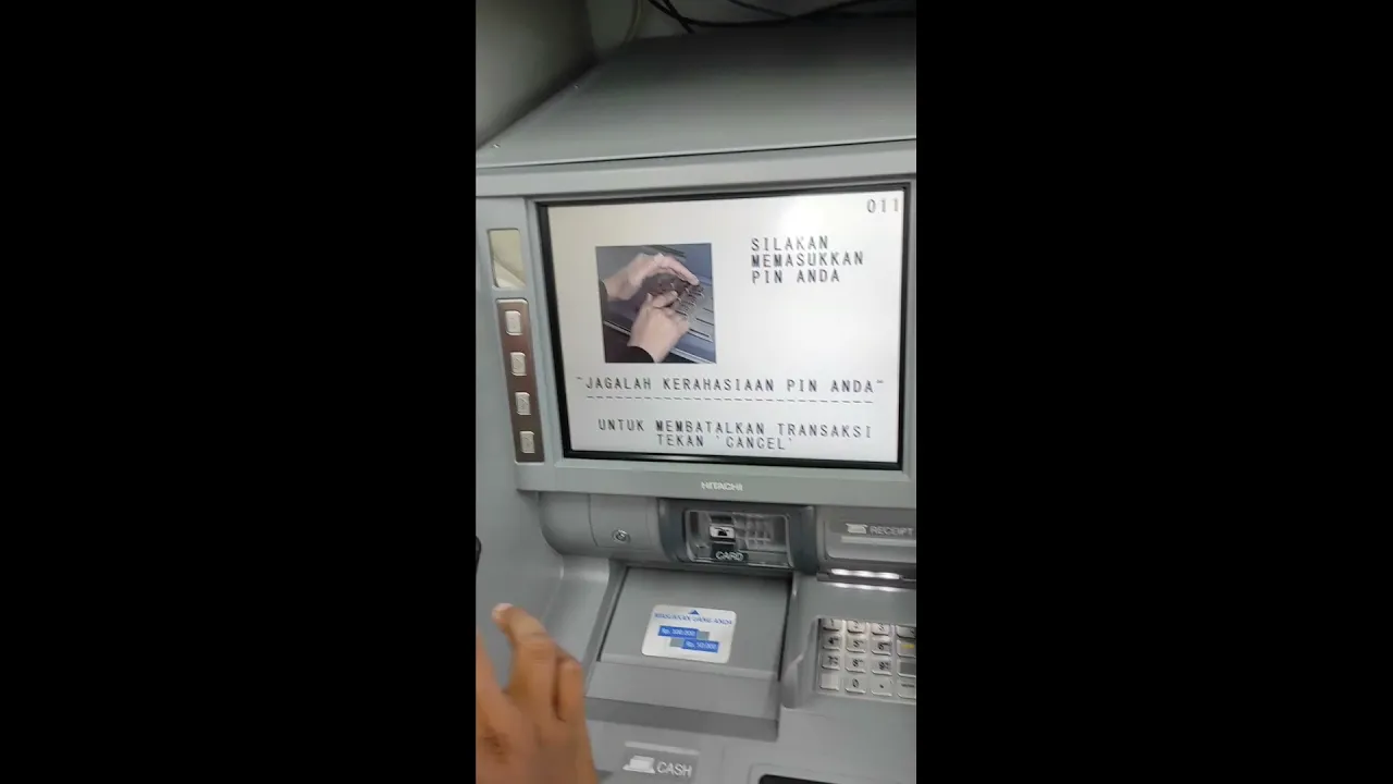 Beli pulsa listrik di ATM