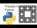 How to make fractals in python