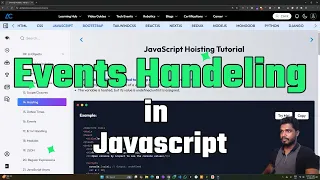 JavaScript Event Handling in Tamil onclick addEventListener Keyboard Mouse Events