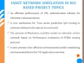 VANET NETWORK SIMULATION IN NS2
