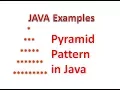 Pyramid Pattern in java Any number of rows - Hindi