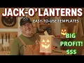 Easiest Way to Make Wooden Jack-O-Lanterns Profitable and Easy Woodworking Project