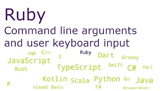 Ruby - Command line arguments and user keyboard input