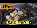 How to Replace a Leaking Air Conditioning Schrader Valve on your Car