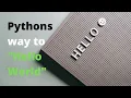 Don t start with Hello World Python Pydroid3