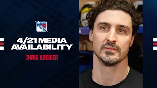NYR 2025 Exit Day Chris Kreider Media Availability April 21 2025